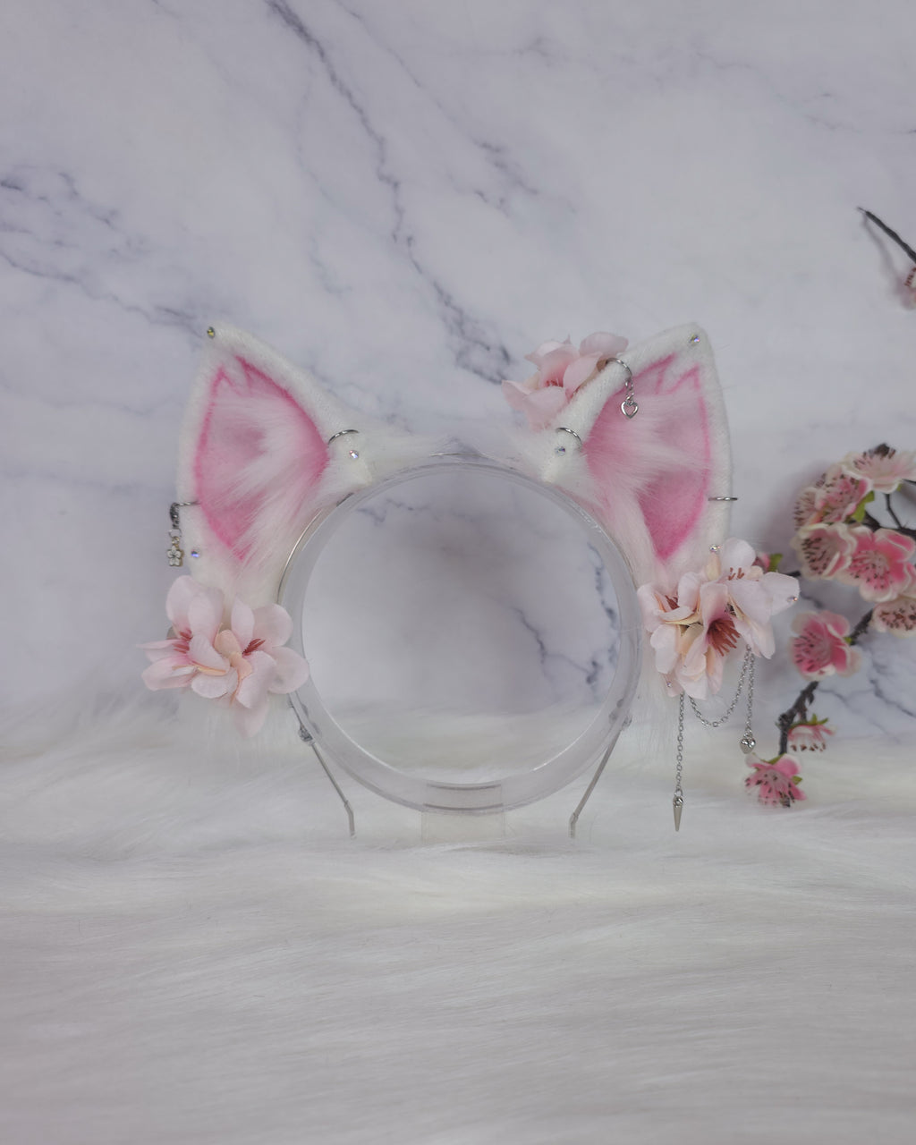 White Sakura Kitsune