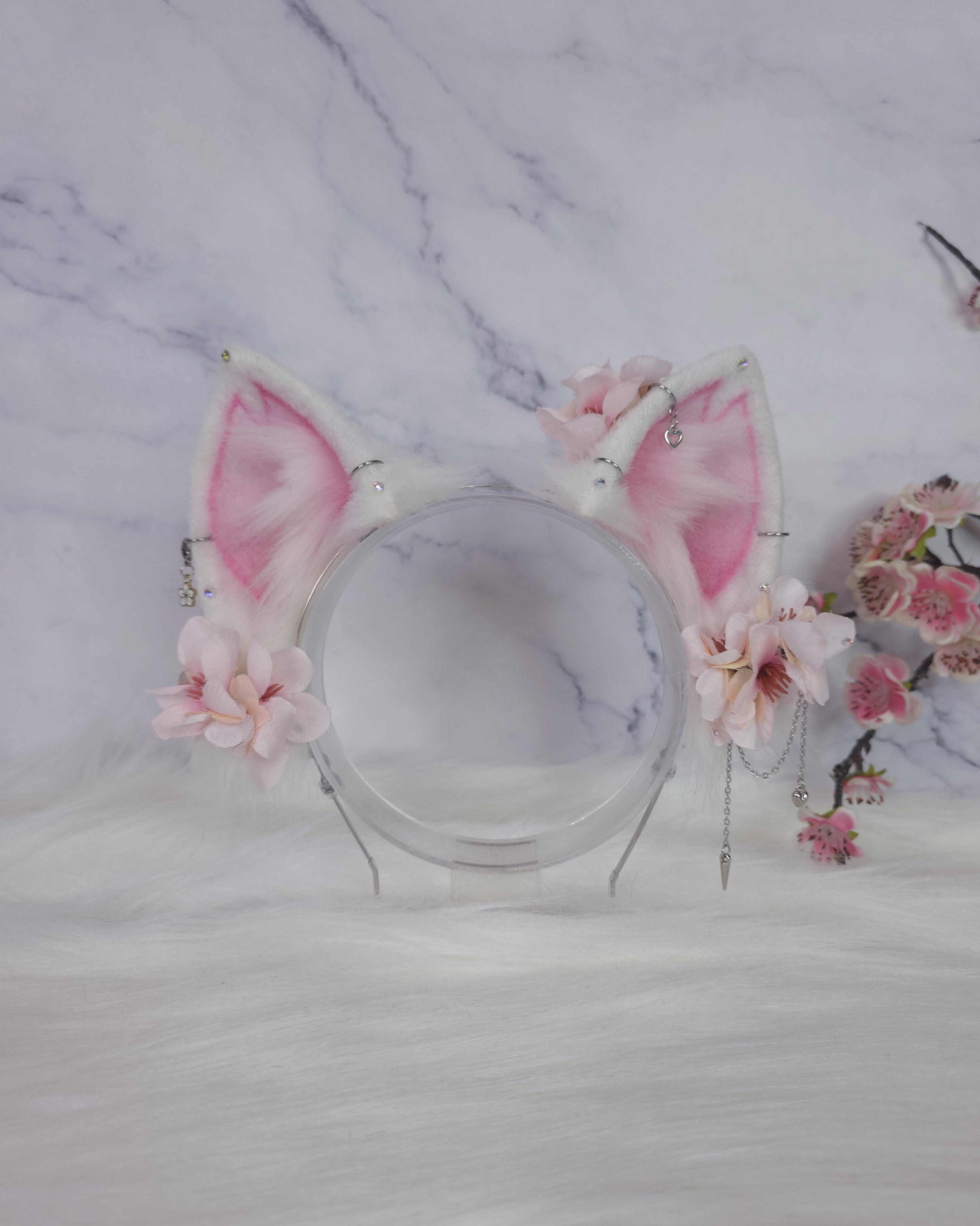 White Sakura Kitsune