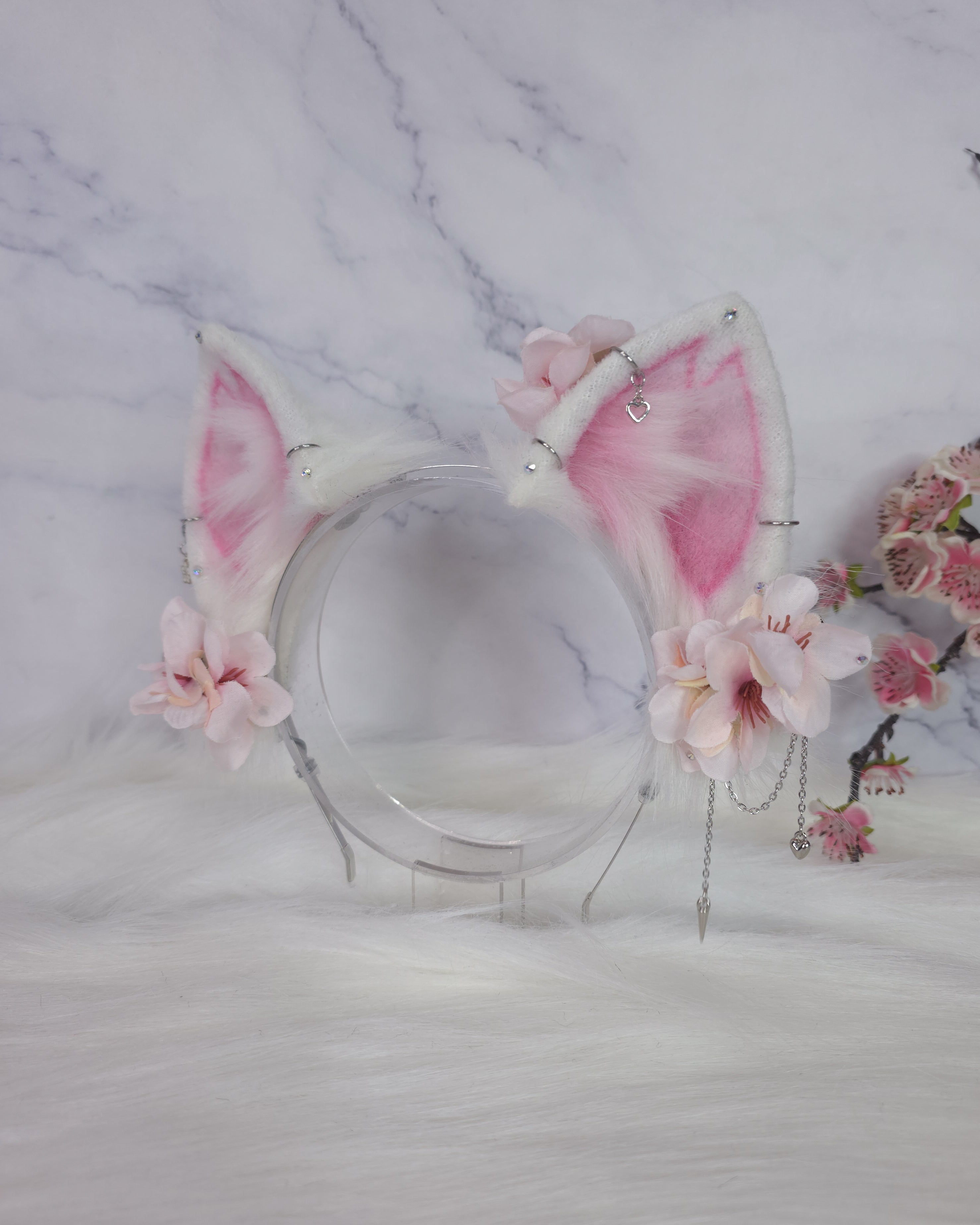 White Sakura Kitsune