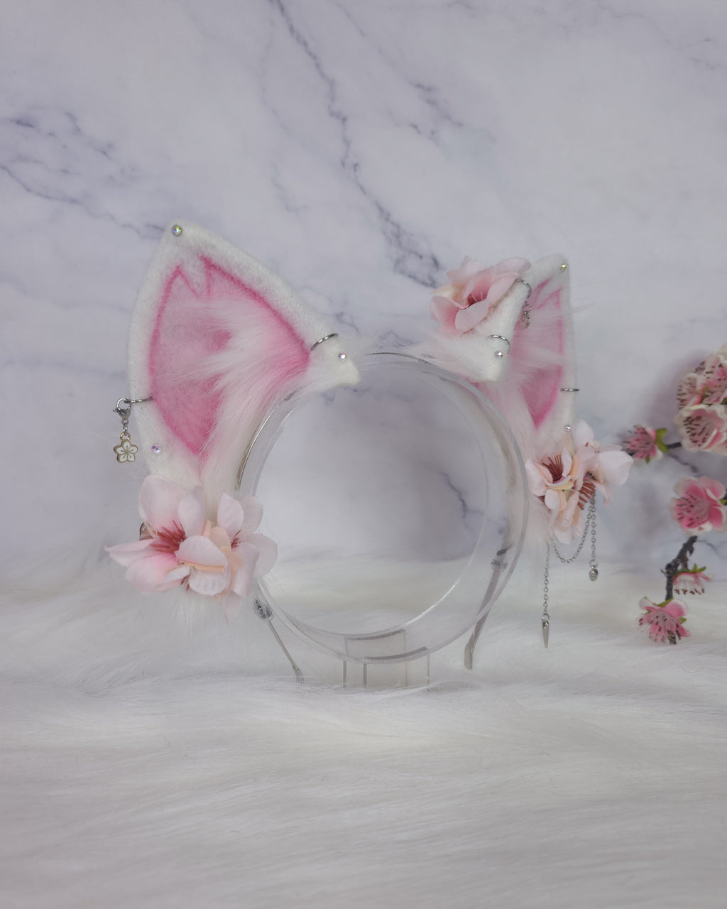 White Sakura Kitsune