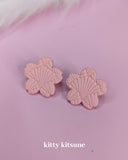 Pink Shell Sakura Earrings