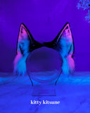 Custom Neon Aurora (UV) Ears (MTO)