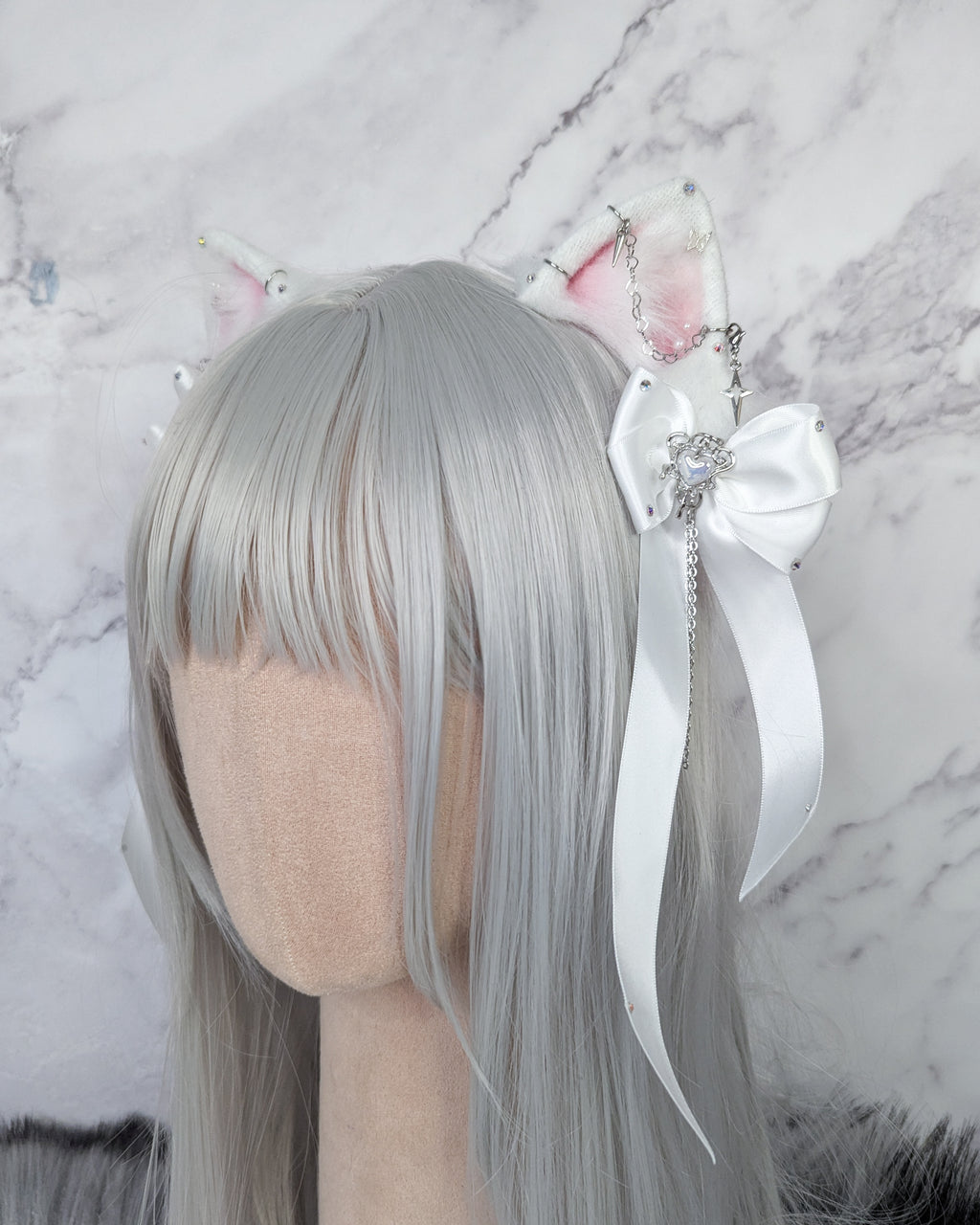 Shiro Sparkle Ears & Bows Set (Preorder)