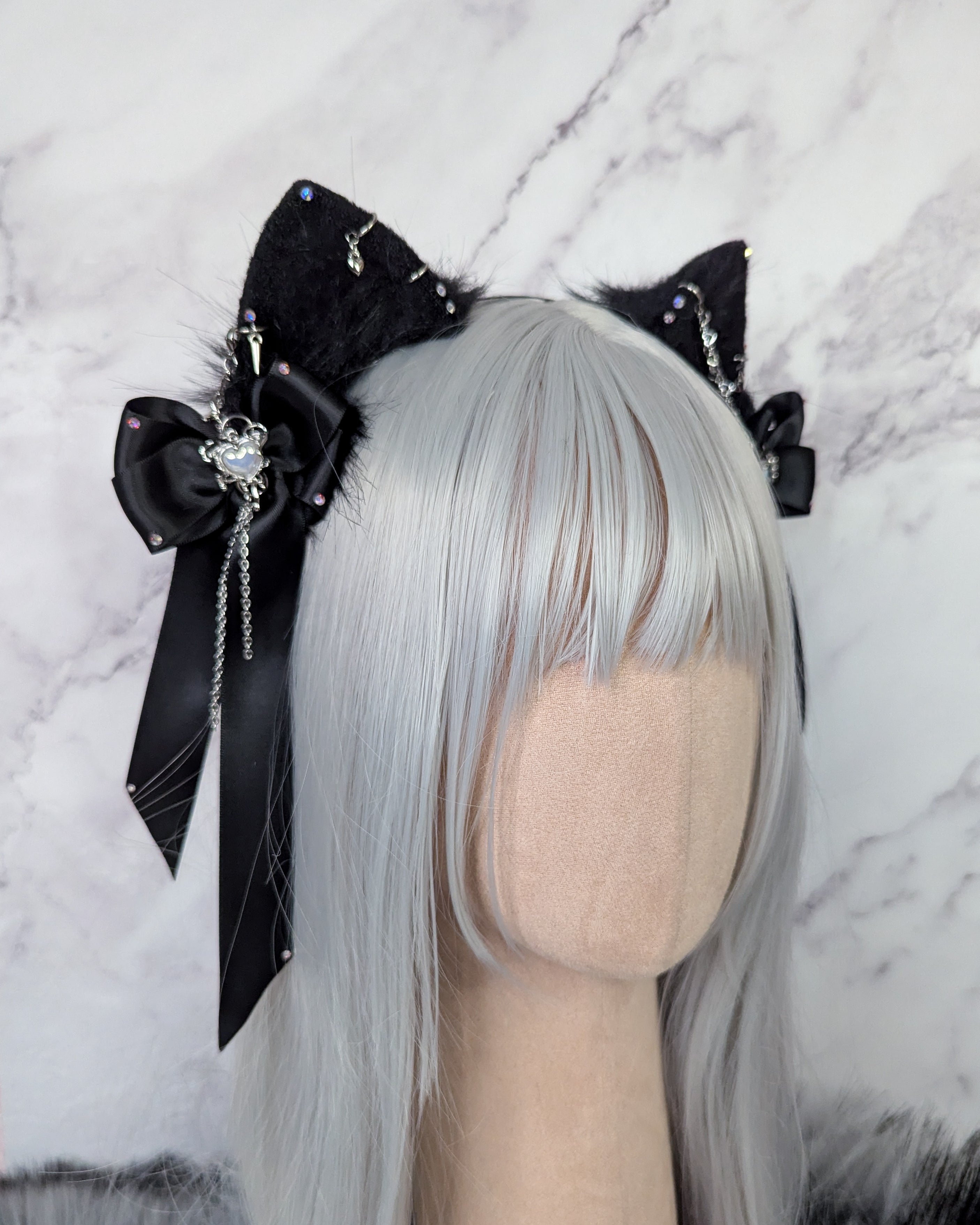 Kuro Sparkle Ears & Bows Set (Preorder)