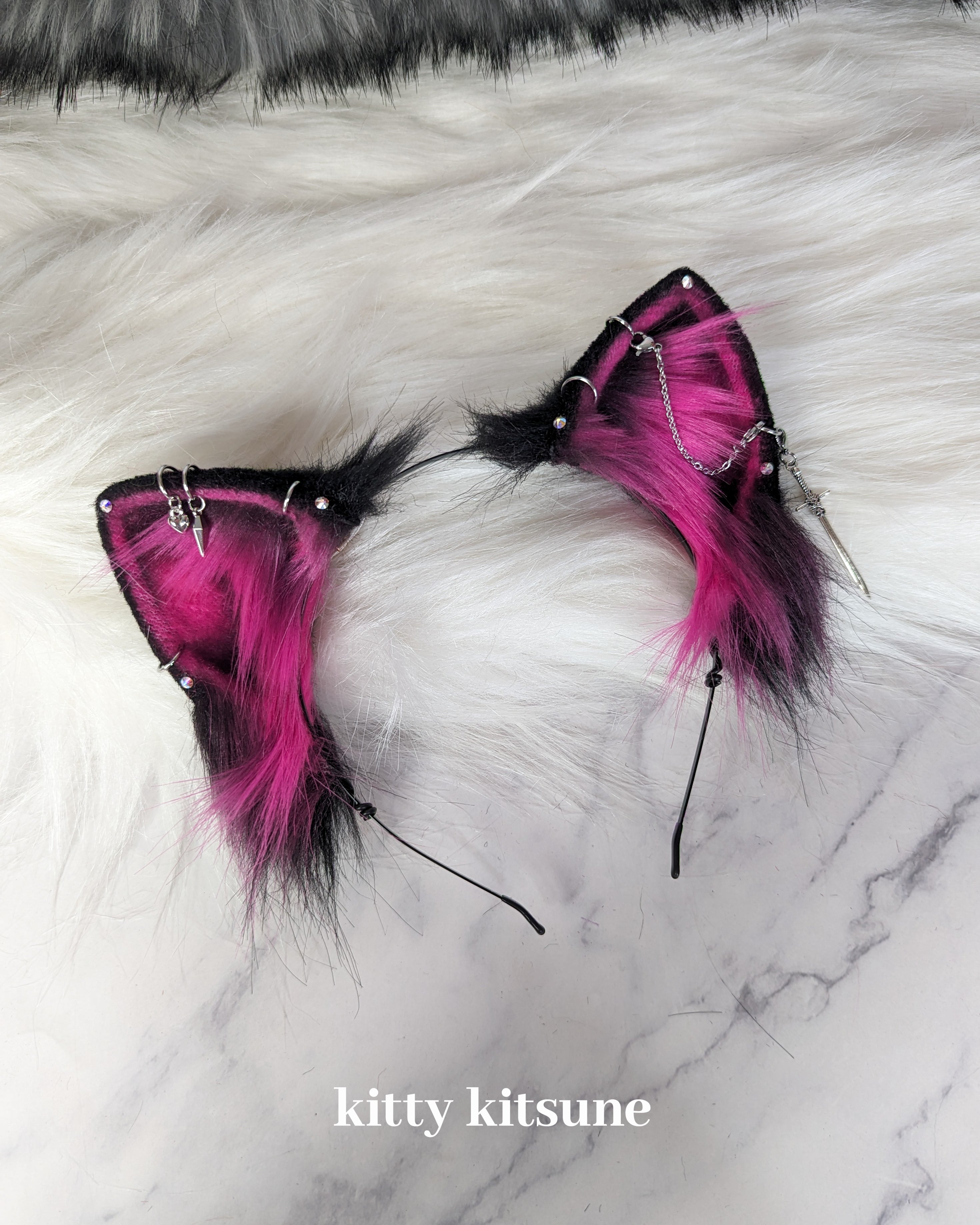 Magenta Doll Chain Kitty