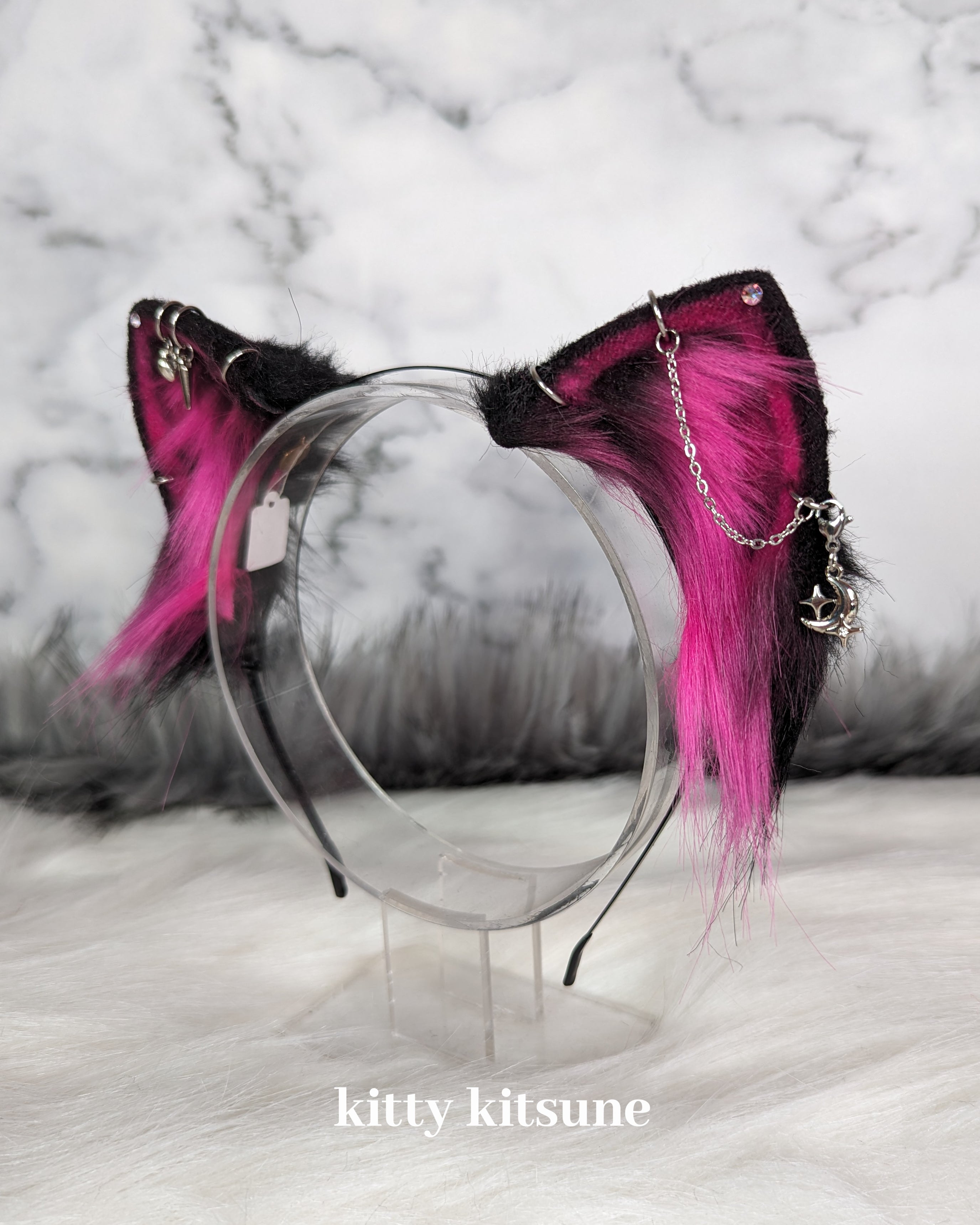 Magenta Doll Chain Kitten