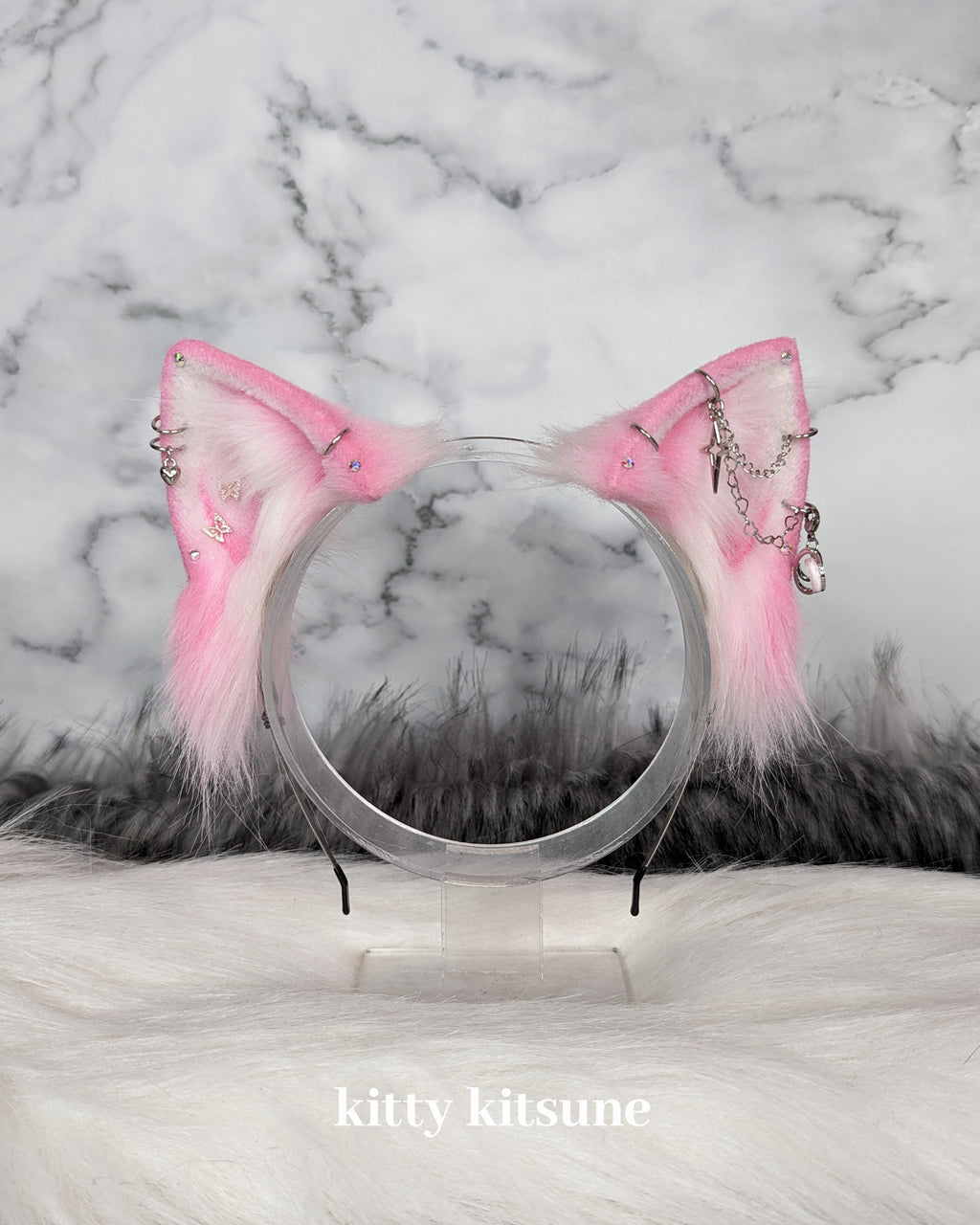 Pink Dreamy Chrome Kitty