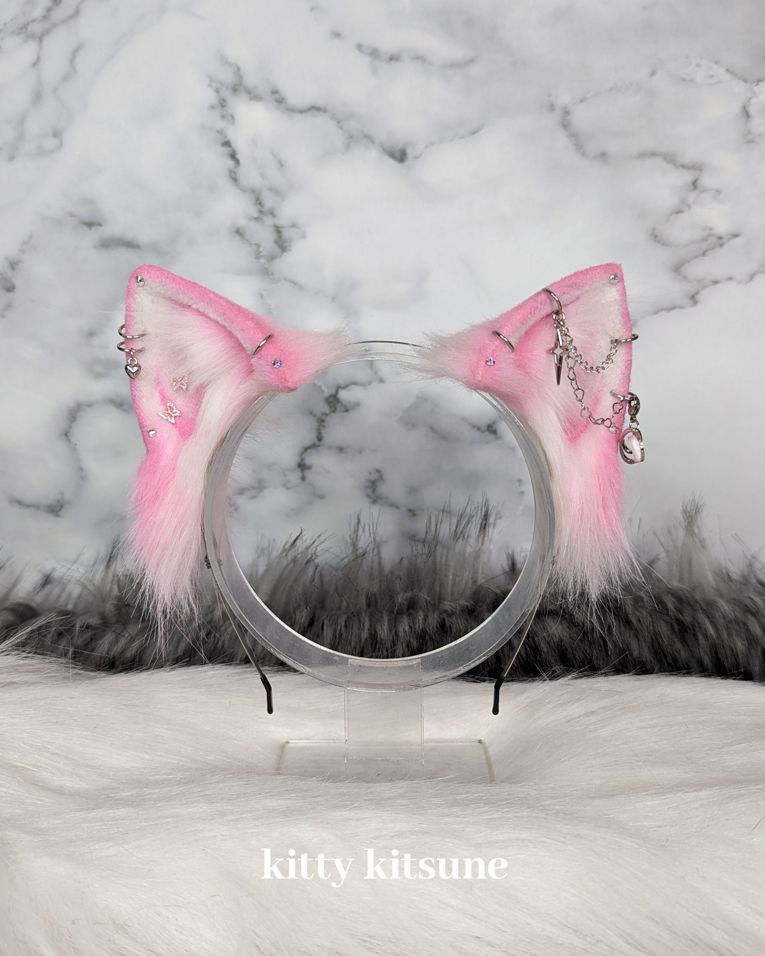 Pink Dreamy Chrome Kitty