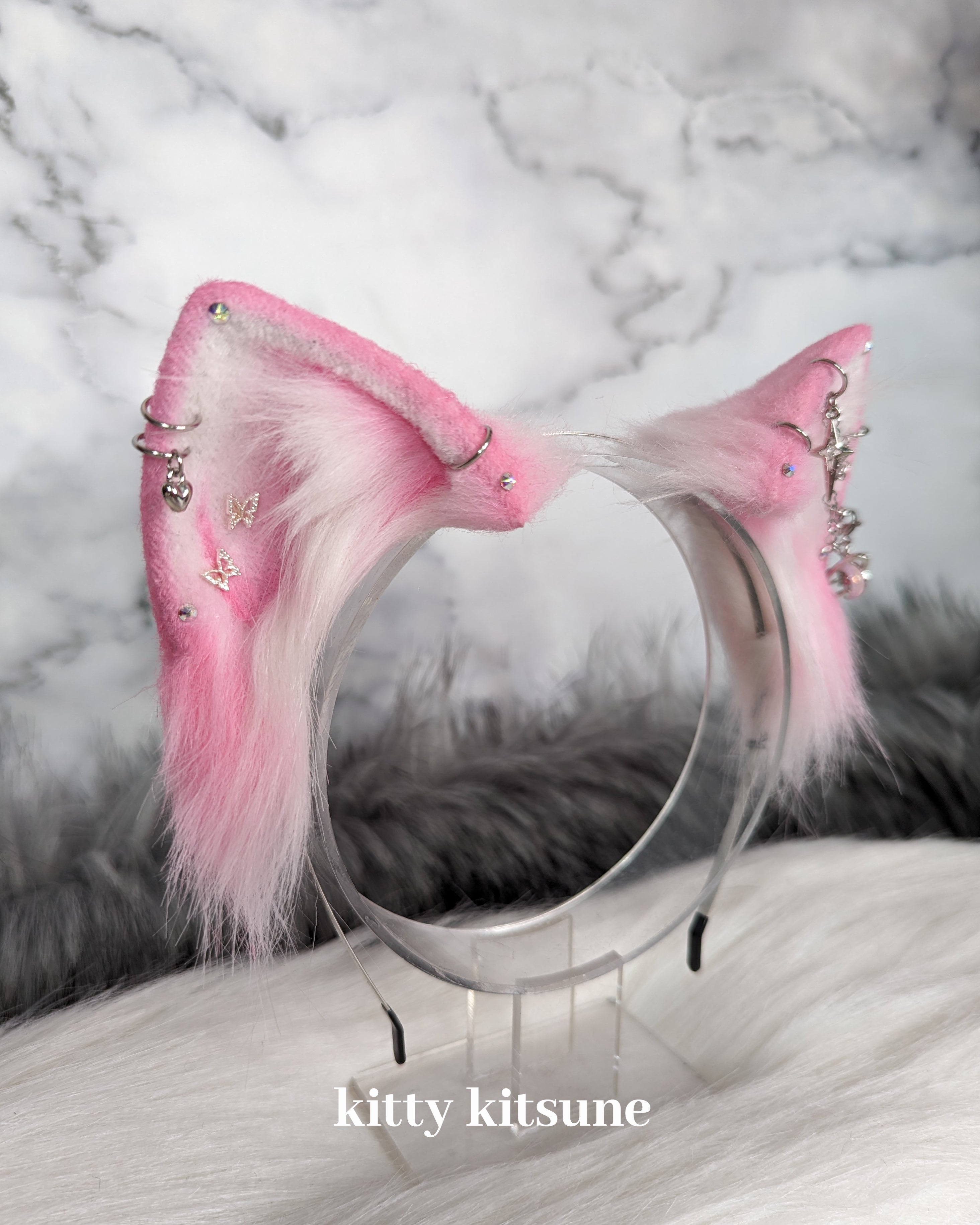 Pink Dreamy Chrome Kitty