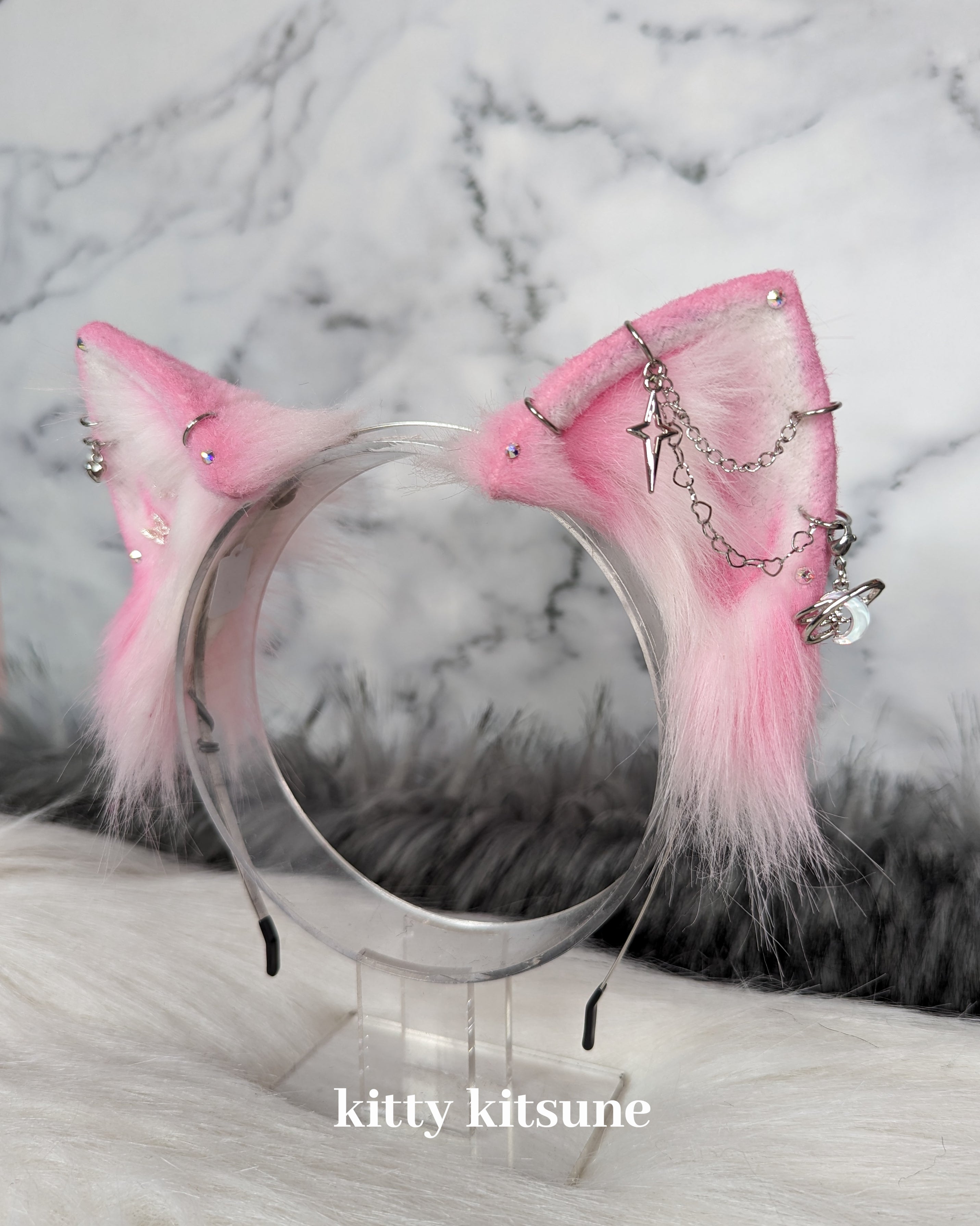 Pink Dreamy Chrome Kitty