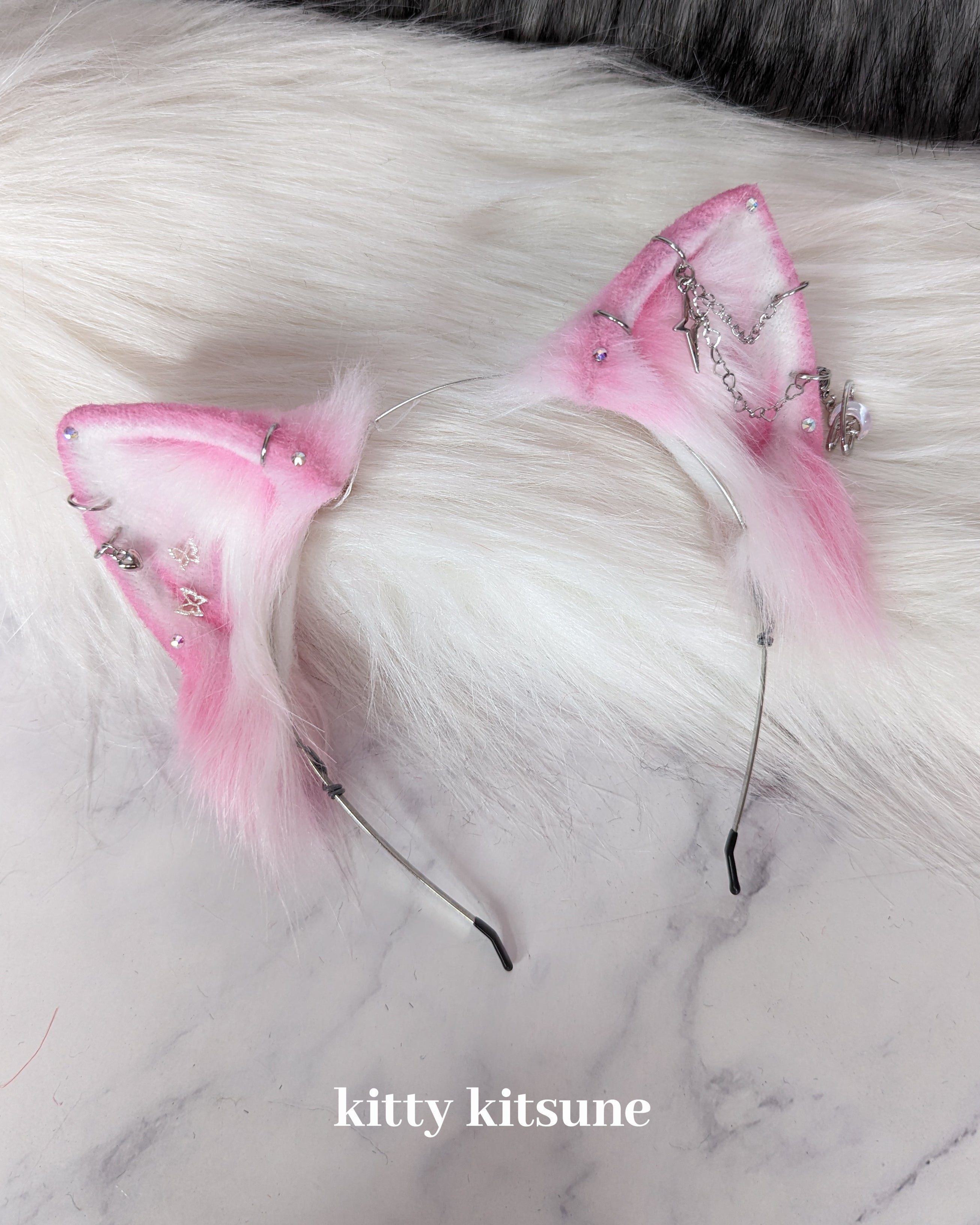 Pink Dreamy Chrome Kitty