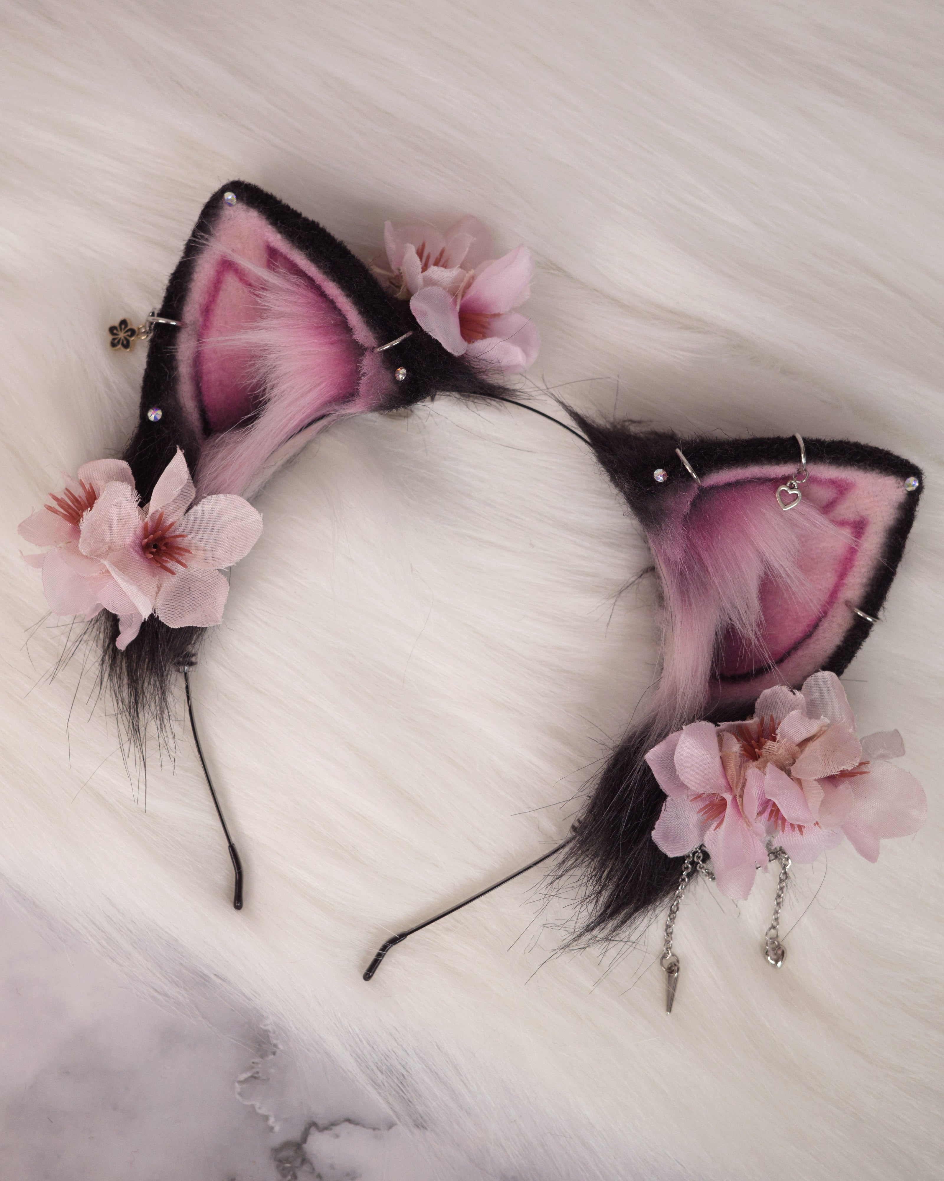 Black Sakura Ears (Preorder)