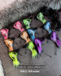 Cyber Neon (UV) Ears with Lynx Tufts and Luna Links (MTO)