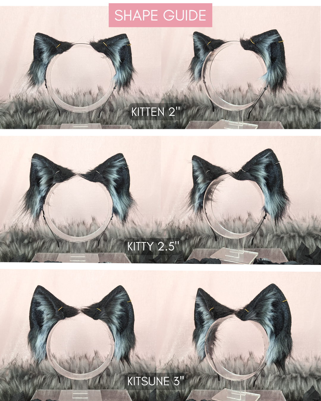 Kuro Sparkle Ears (Preorder)