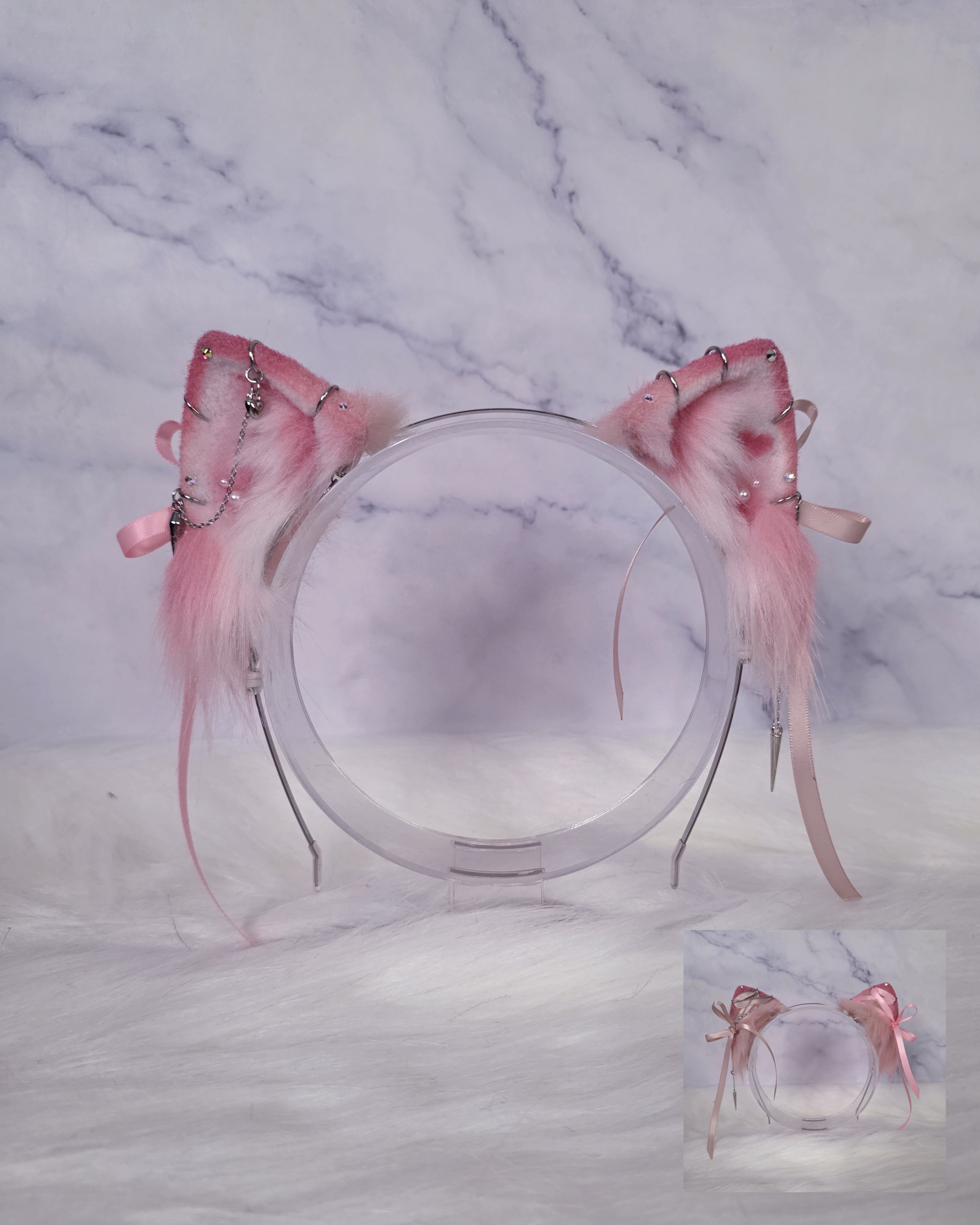 Peach Blush Corset Kitten