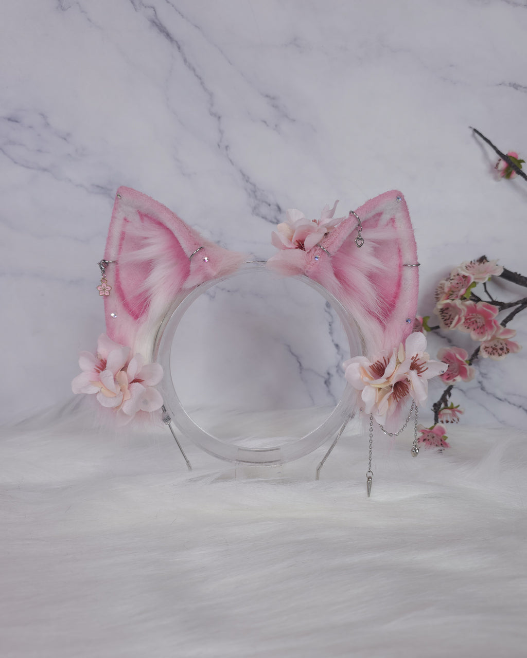 Pink Sakura Kitsune