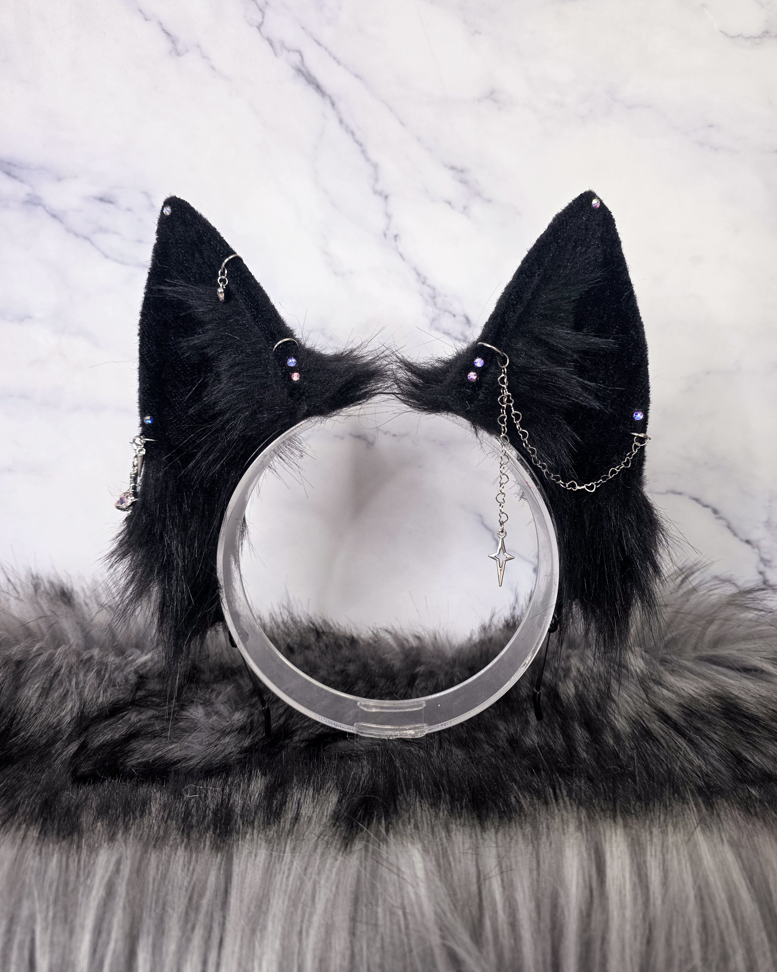 Kuro Sparkle Ears & Bows Set (Preorder)