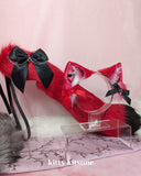 Valentines Black & Red Kitty Set
