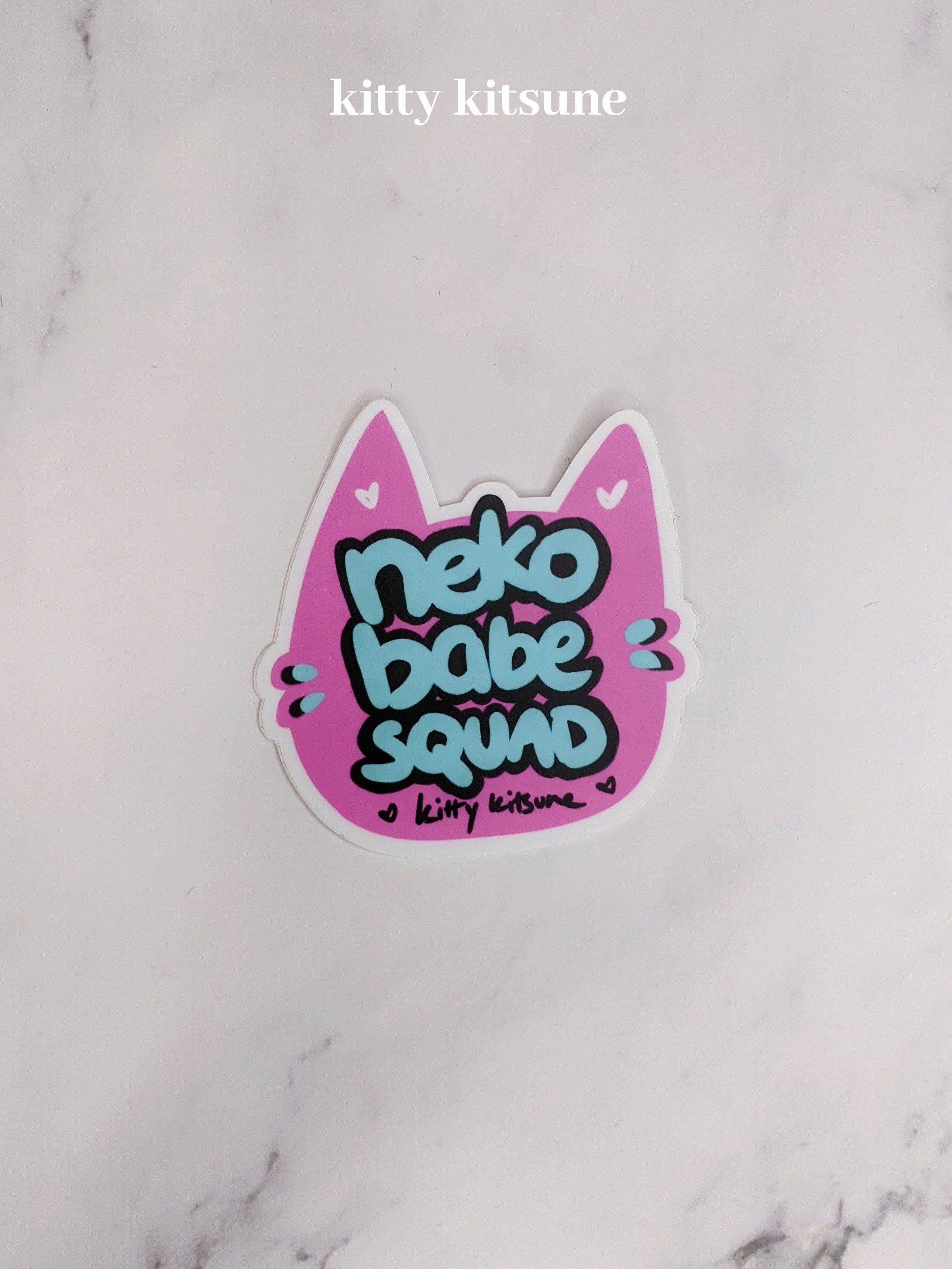 Neko Babe Squad Sticker