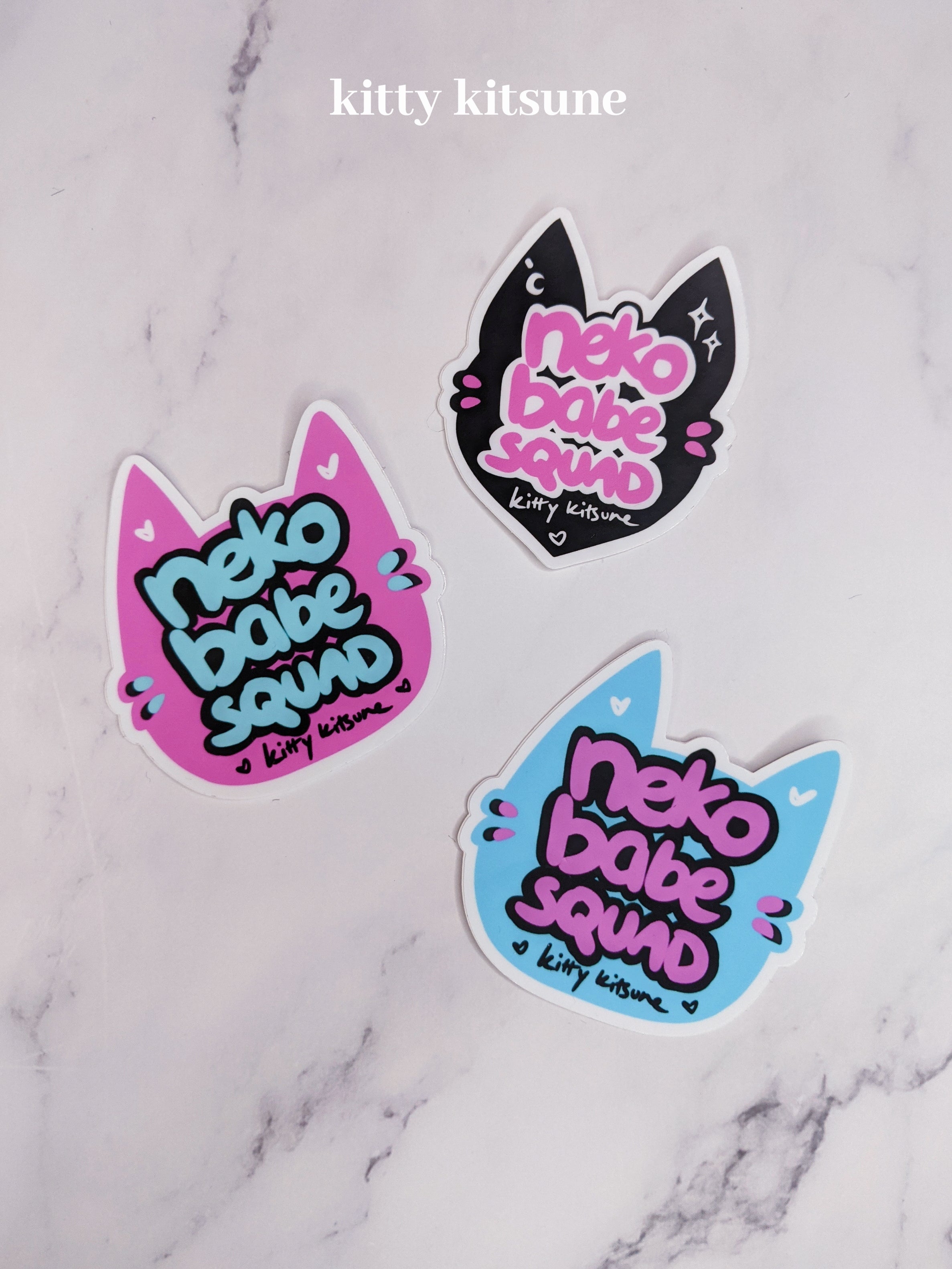 Neko Babe Squad Sticker